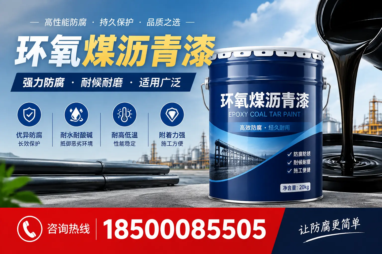 环氧煤沥青漆在不同气候条件下的表现分析，巴彦淖尔适用性