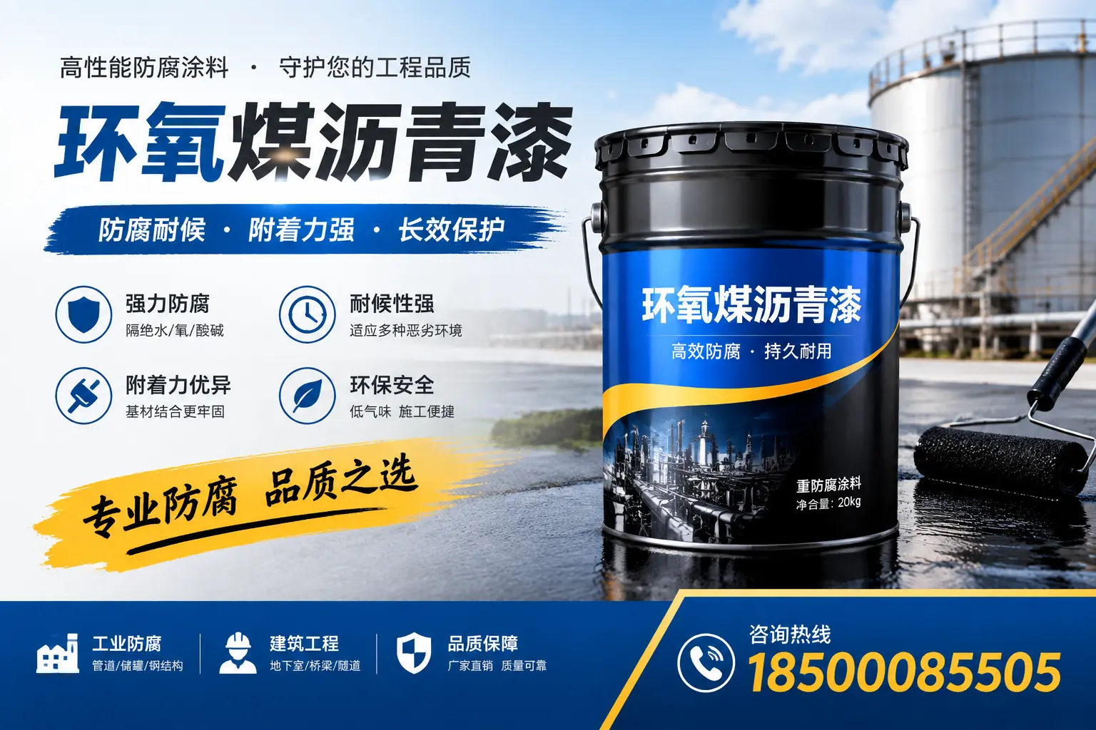 如何选择适合的环氧煤沥青漆？巴彦淖尔市场选型指南